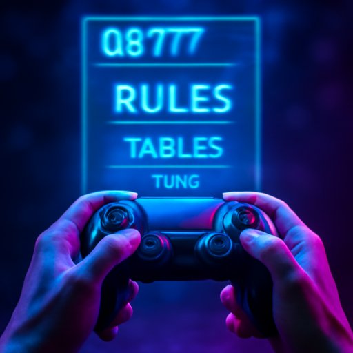 QQ777 rules panel visible